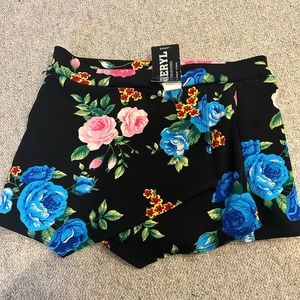 Floral skort